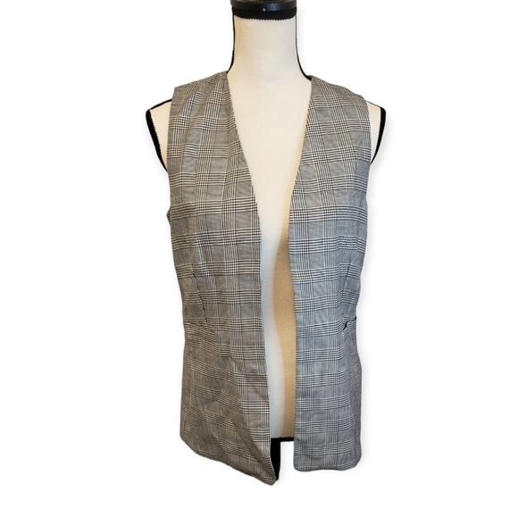 Sincerely Jules Houndstooth Open Vest - Picture 7 of 7